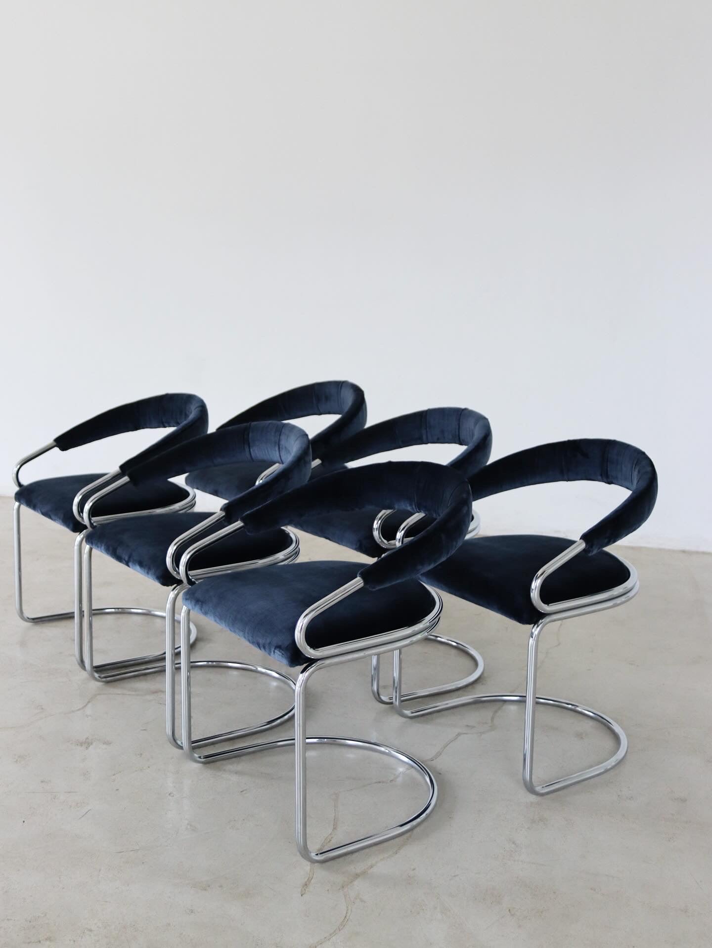 Vintage Giotto Stoppino Dining Chairs