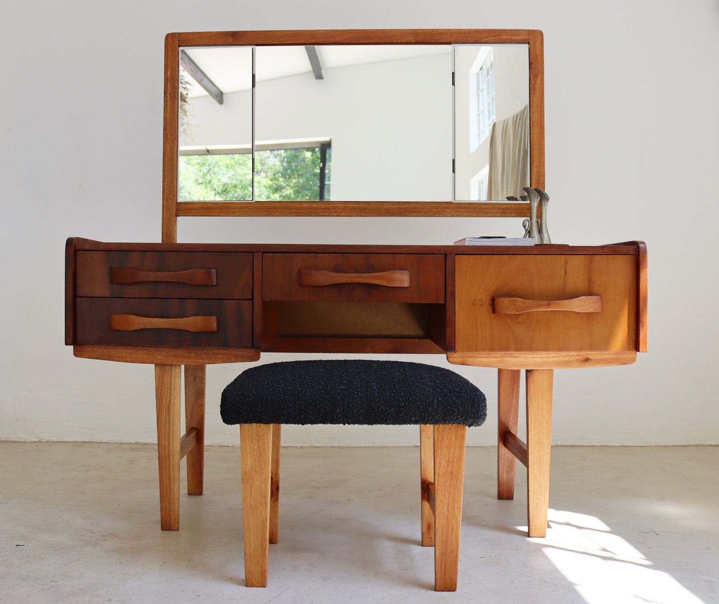 Mid-Century Dressing Table & Stool