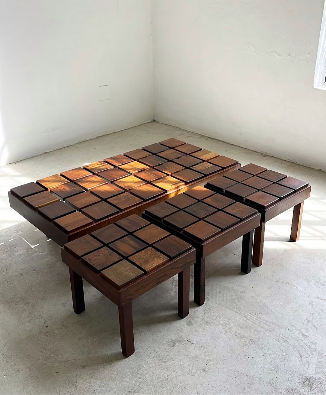 Cubist Style Side Table