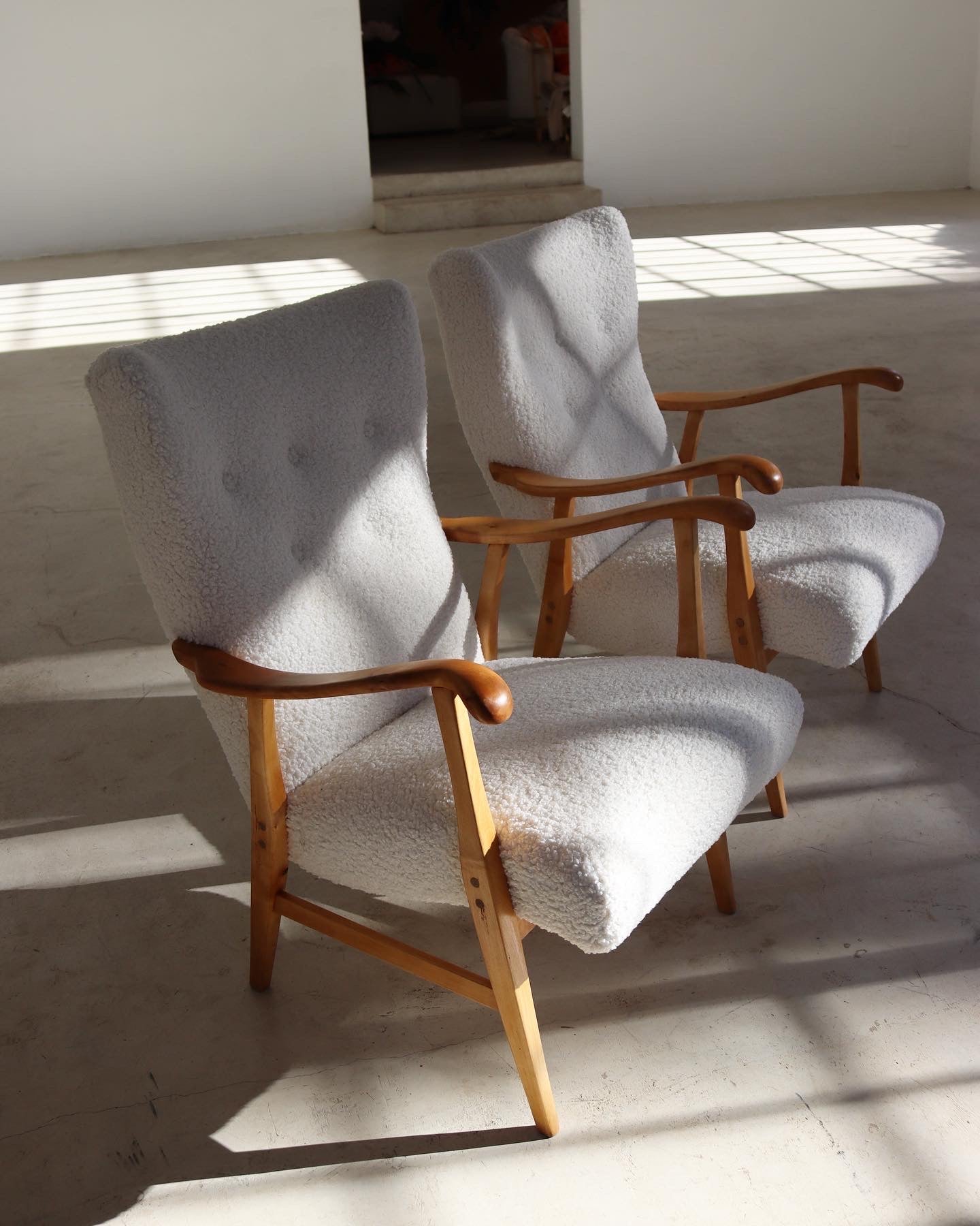 Mid-Century Swedish Arm Chairs