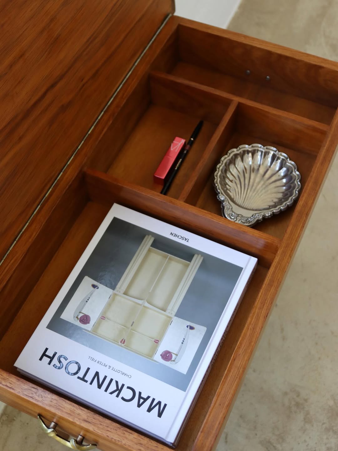 Mid-Century Side Table/Storage Table