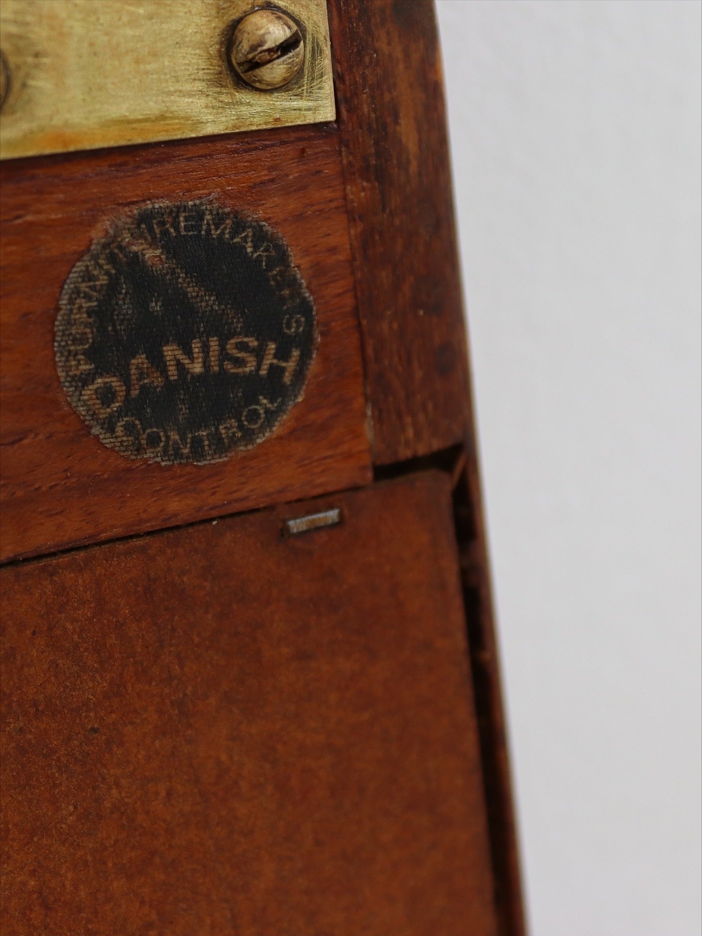 Danish Teak Wall Mirror