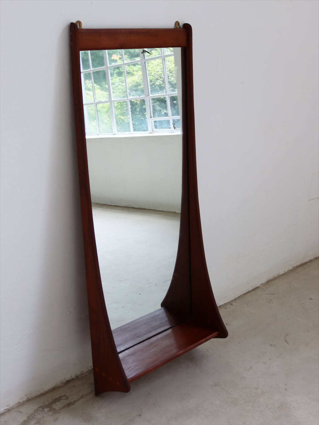 Danish Teak Wall Mirror