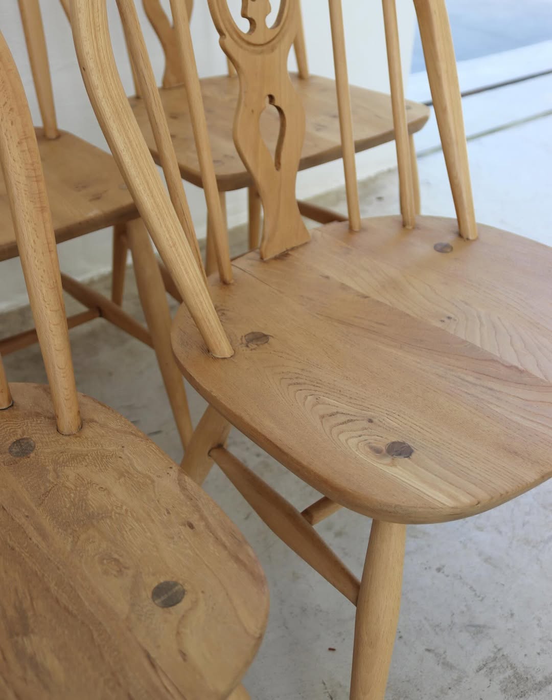 Ercol Fleur De Lys Dining Chairs
