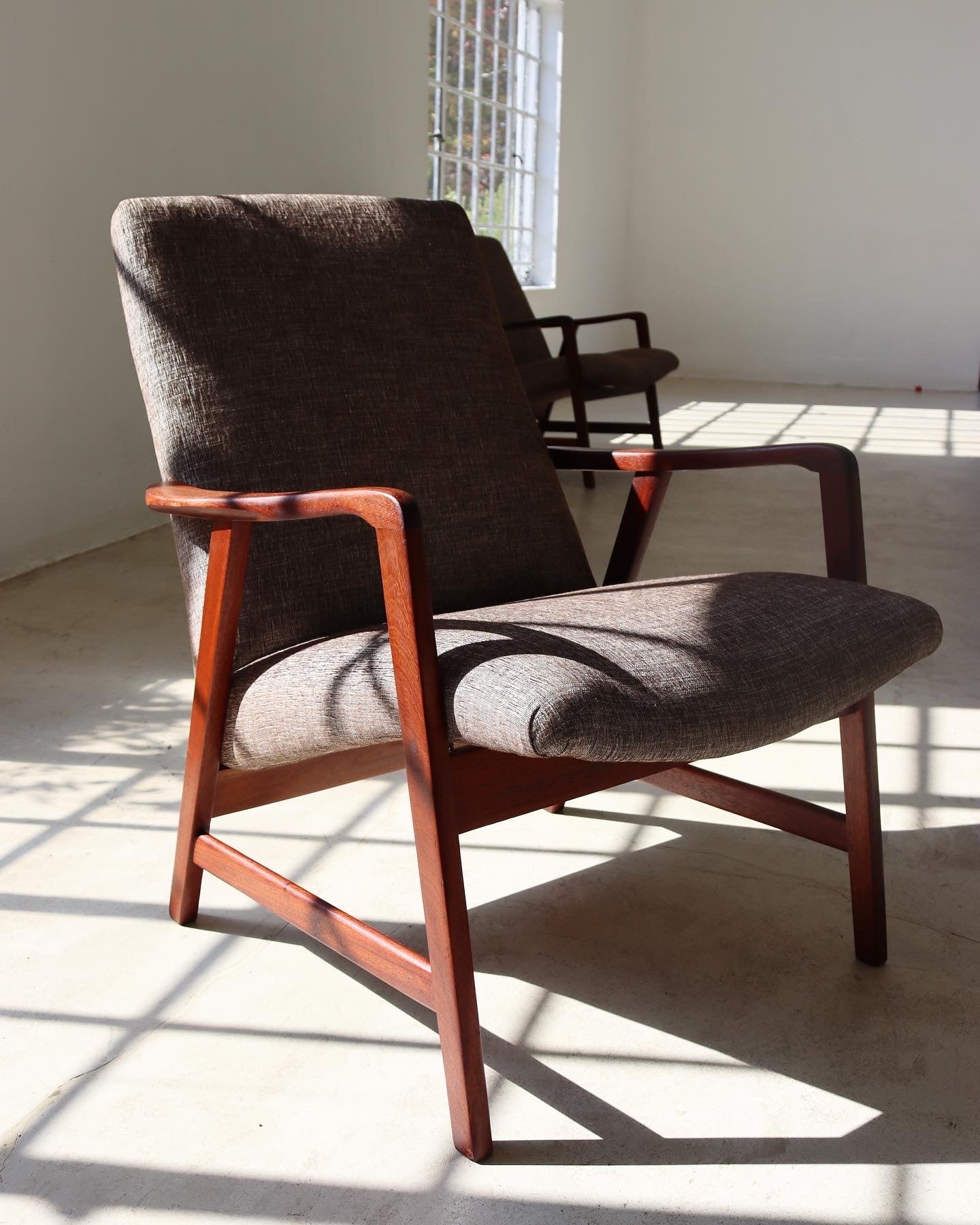 Mid-Century Danish Style Occasional Arm Chairs