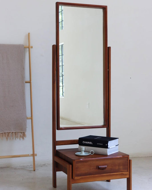 Mid-Century Cheval Dressing Mirror