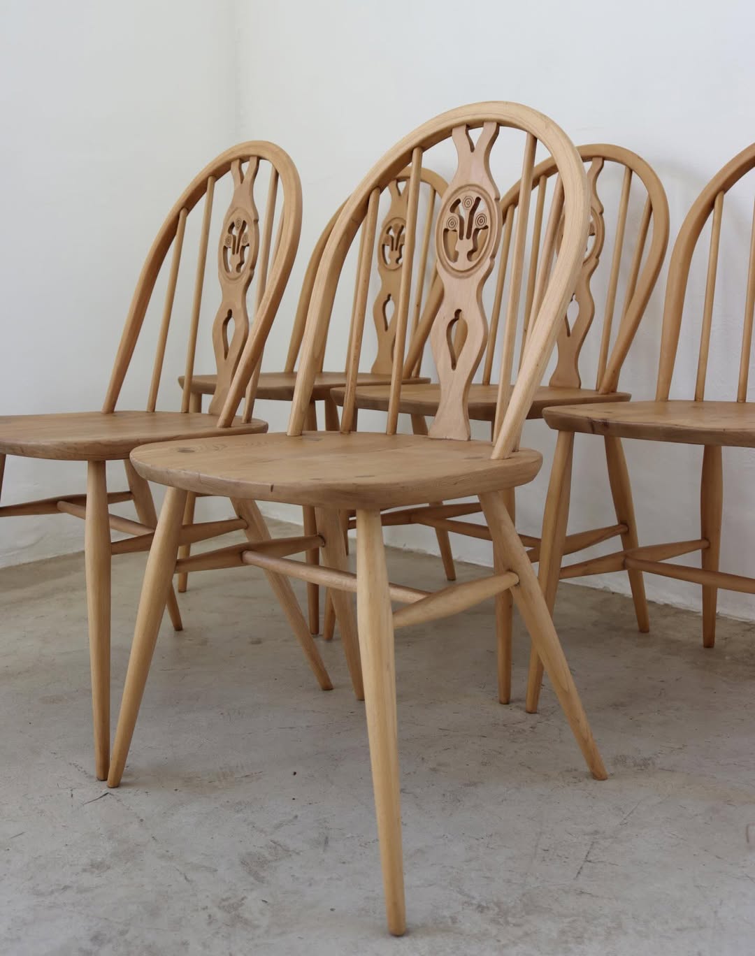Ercol Fleur De Lys Dining Chairs