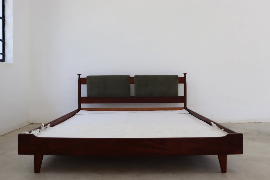 Mid-Century Queen Bed