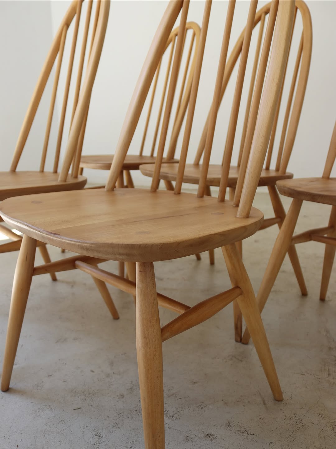 Ercol Dining Chairs x 5