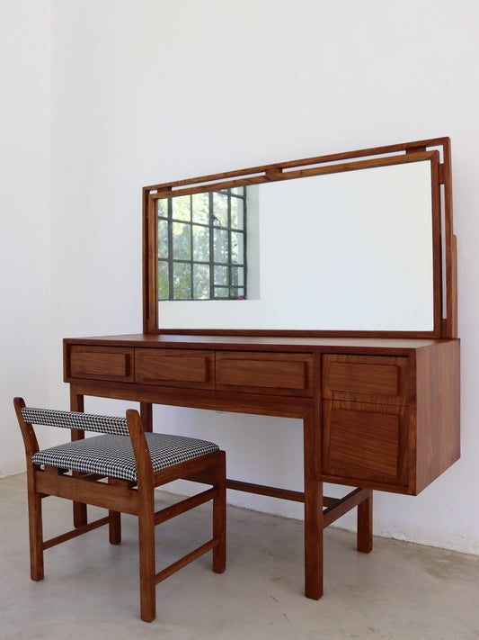 Mid-Century Novocraft Dressing Table & Stool