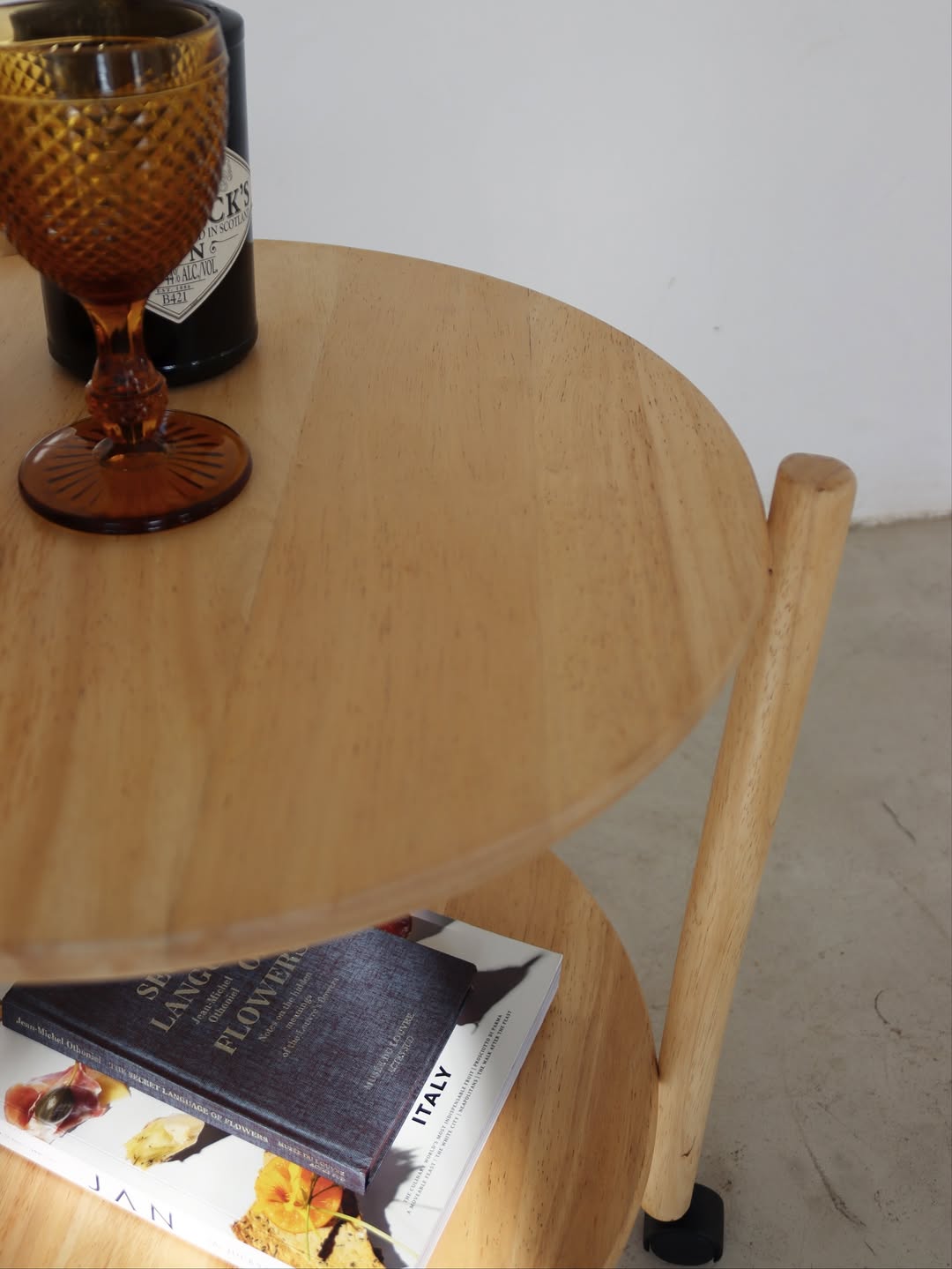 Mid-Century Danish Lazy Susan Drinks Trolley