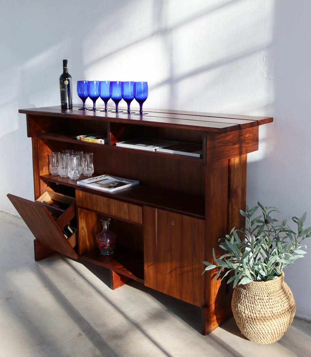 Mid-Century Bar Cabinet