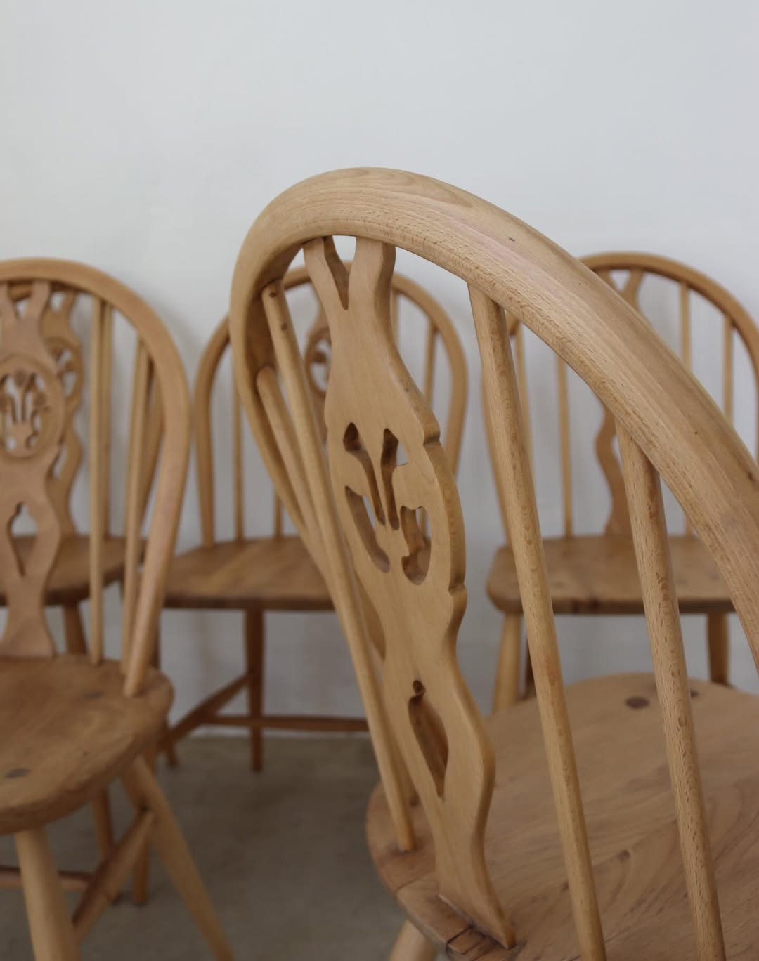 Ercol Fleur De Lys Dining Chairs