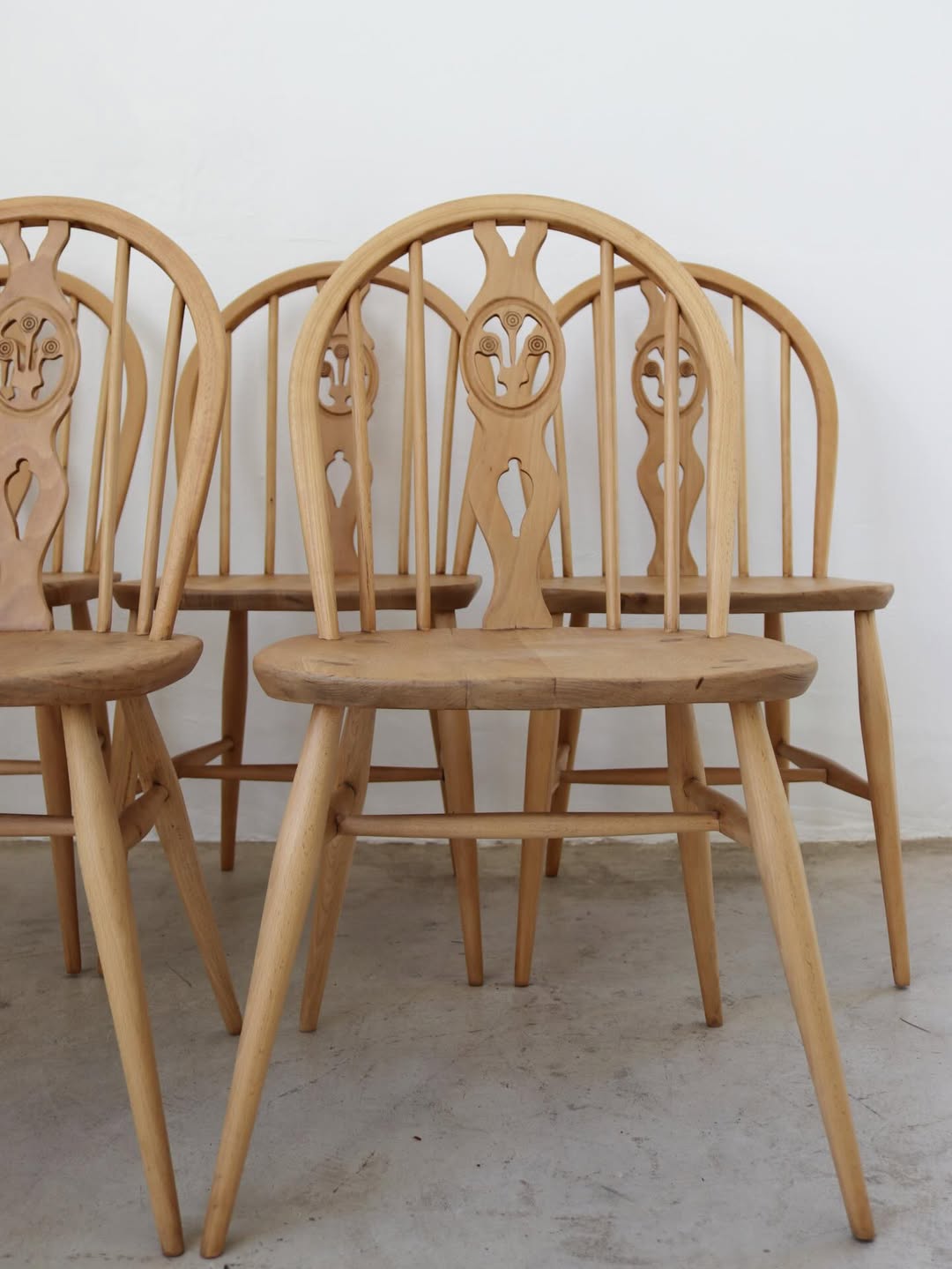 Ercol Fleur De Lys Dining Chairs