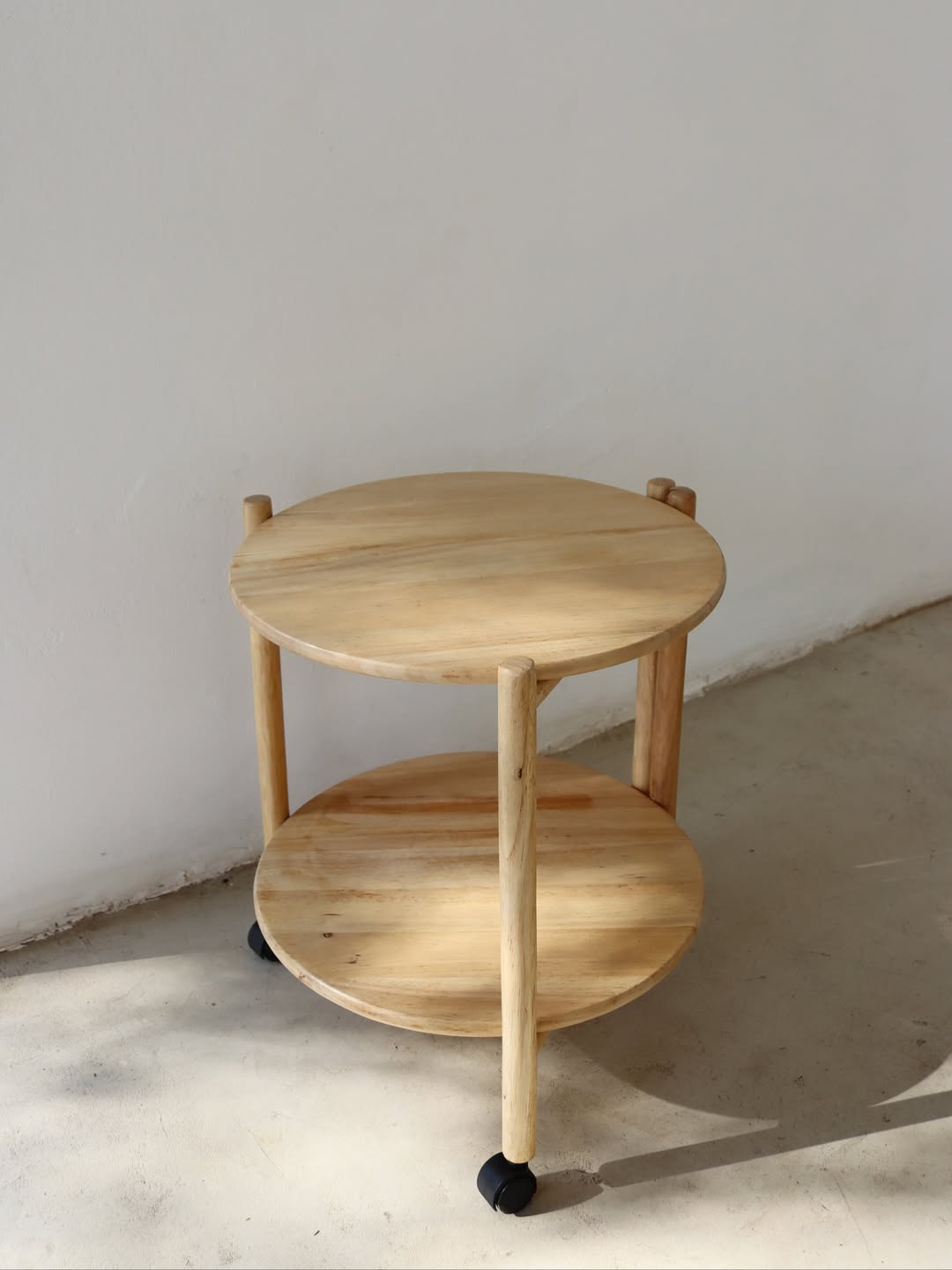 Mid-Century Danish Lazy Susan Drinks Trolley