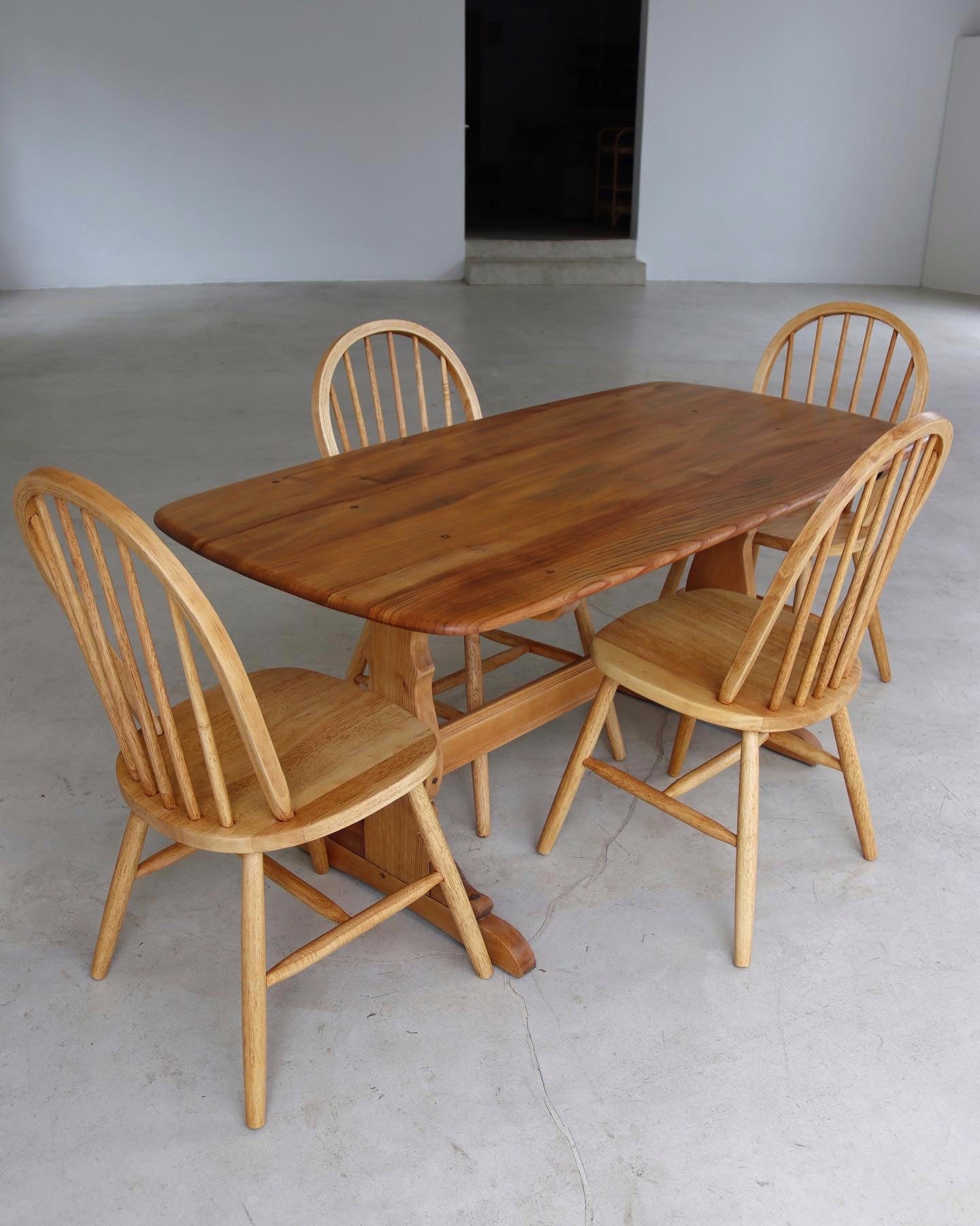 Ercol style dining room chairs