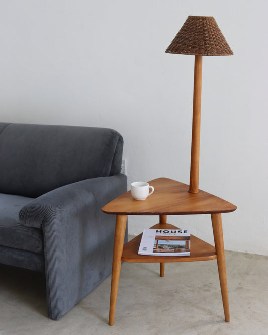 Mid-Century Lamp / Side Table