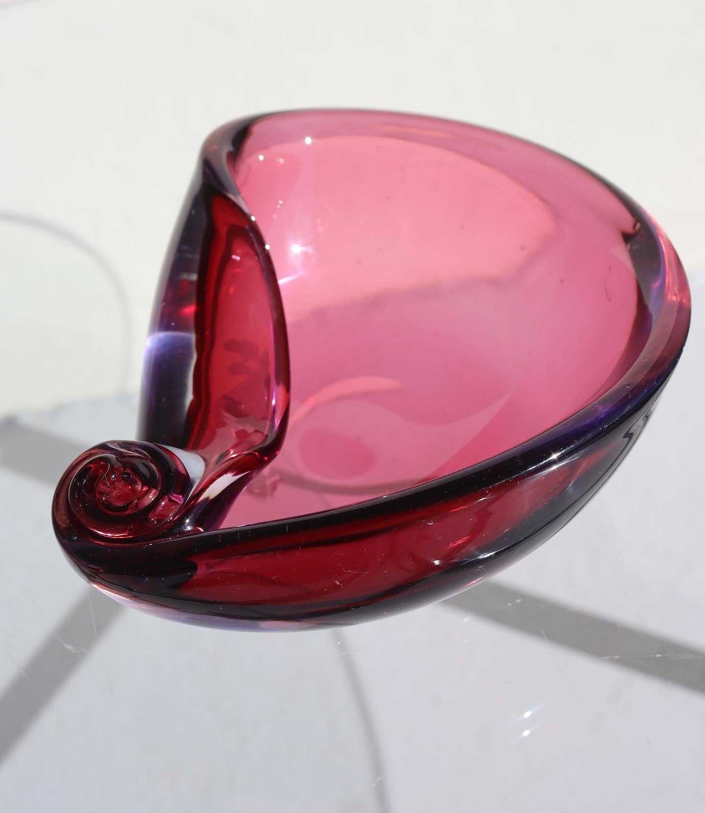 Murano Glass Shell Bowl