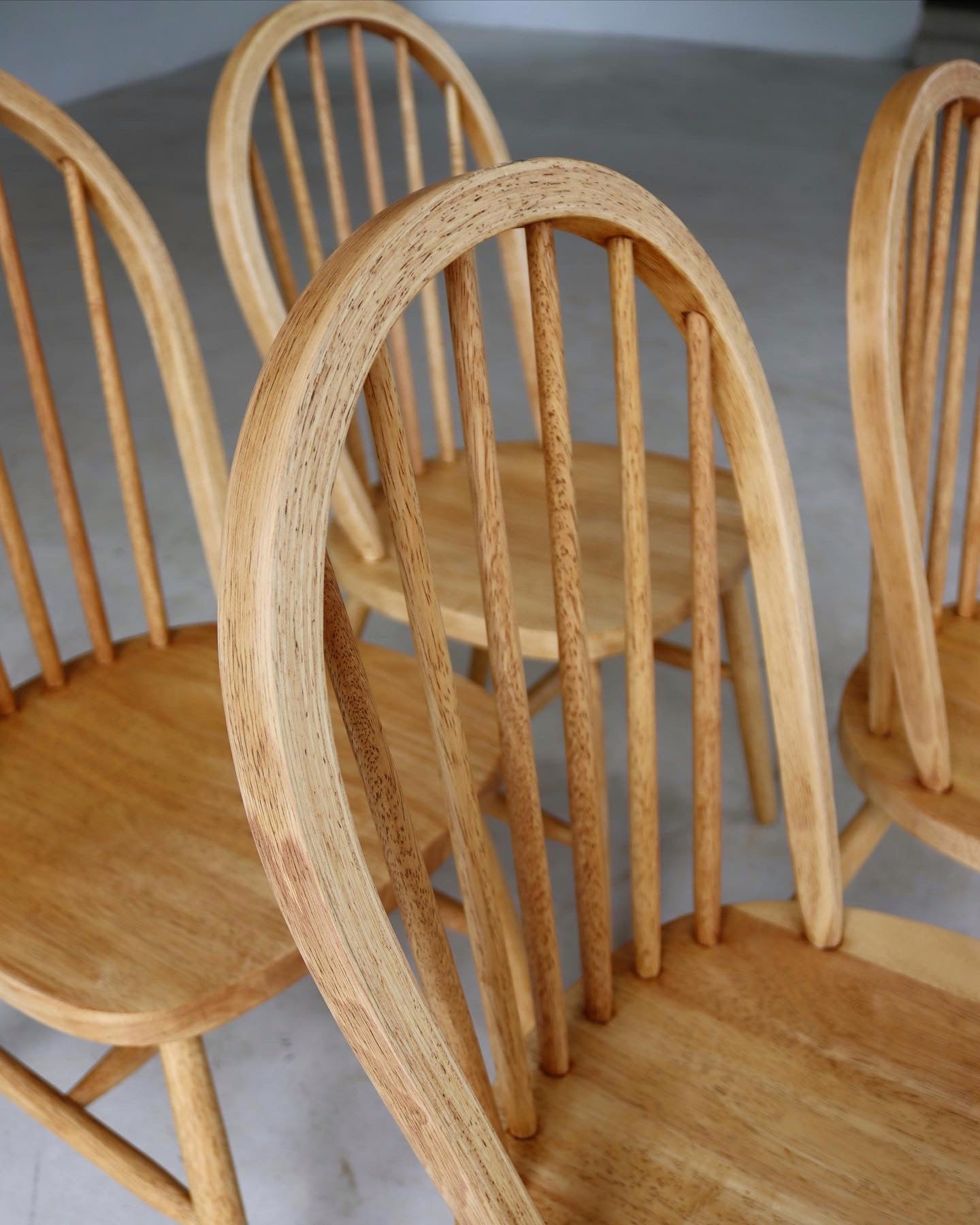 Ercol style dining room chairs